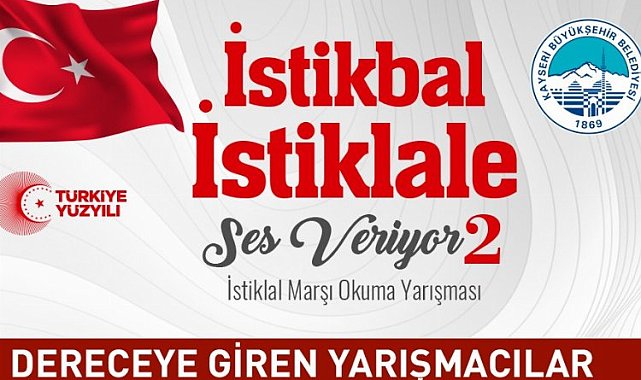 İstiklal Marşı Okuma Yarışması'nda kazananlar belli oldu