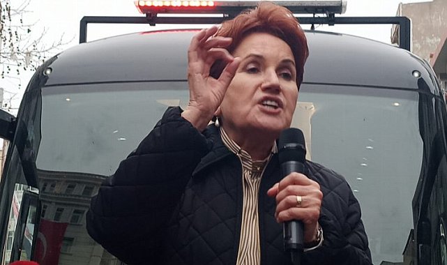 İYİ Parti Lideri Meral Akşener Keşan'da
