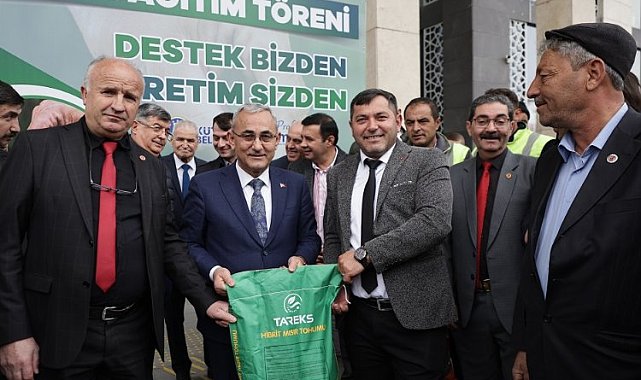 Kütahyalı çiftçilere 30 ton tohum desteği