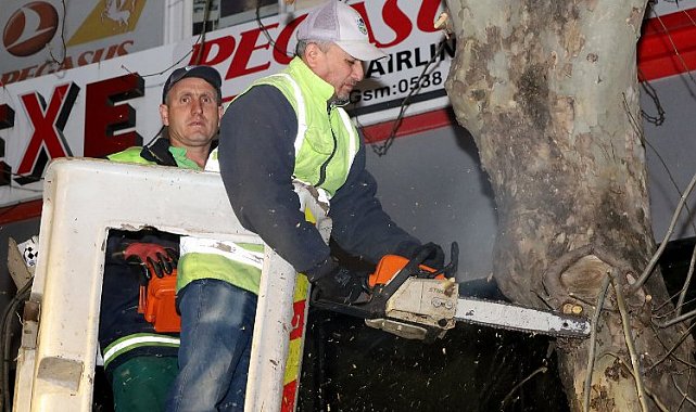 Sakarya'da gece mesaisi