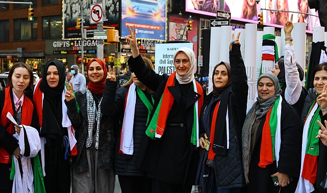 Türk Kadınları New York'ta: Gazze'yi Dünyaya Anlattılar