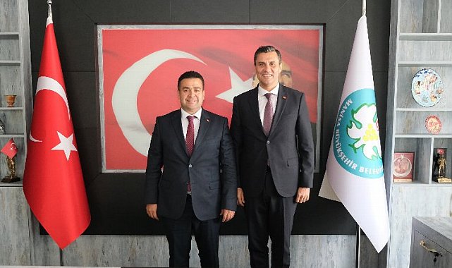 Başkan Dönmez, Başkan Ferdi Zeyrek'i ziyaret etti