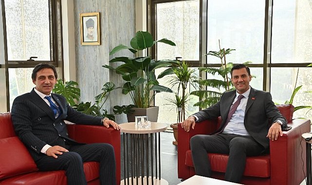 Başkan Ferdi Zeyrek, Başkan Daban'ı konuk etti