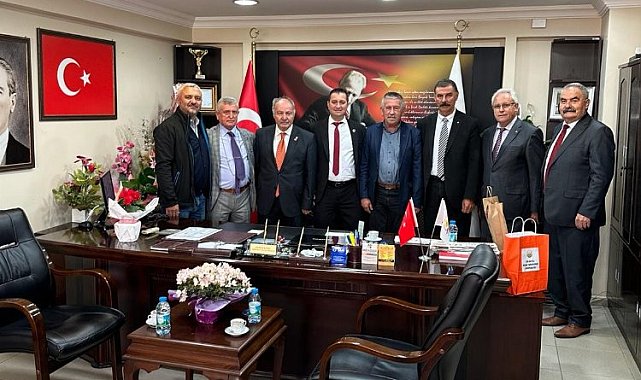 Başkan Kıral'a, geçmiş dönem belediye başkanlarından ziyaret