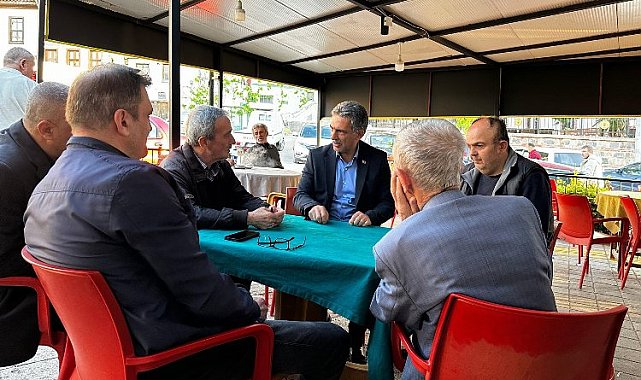 Bursa Gemlik'te Başkan 'teşekkür' nezaketinde
