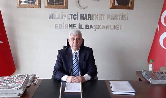 Edirne'de MHP'li Zakir Tercan'a çirkin saldırı