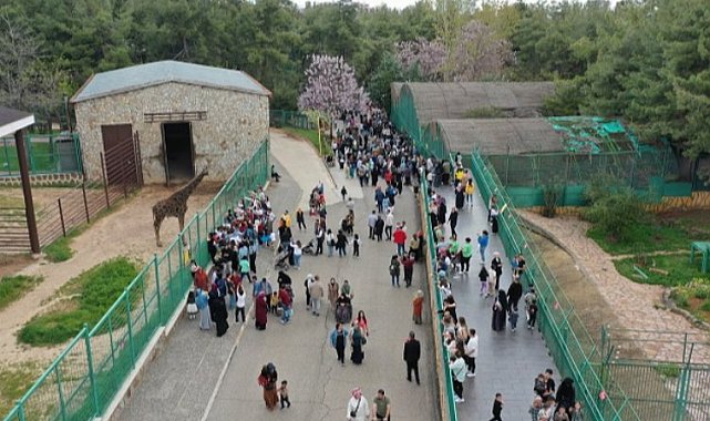Gaziantep Doğal Yaşam Parkı'na akın ettiler
