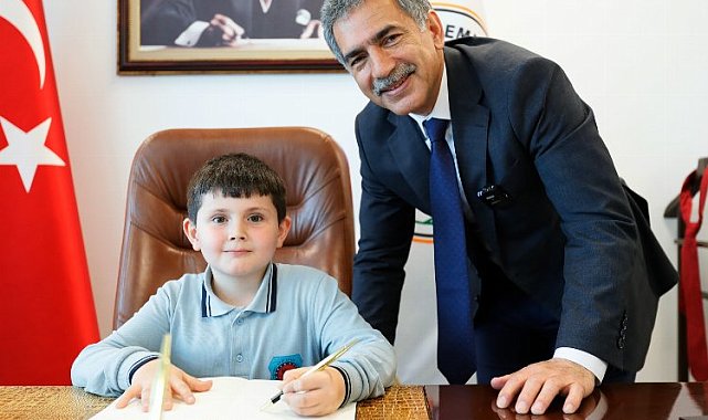 Gemlik'te Başkan Deviren'den minik başkanlara Lunapark müjdesi