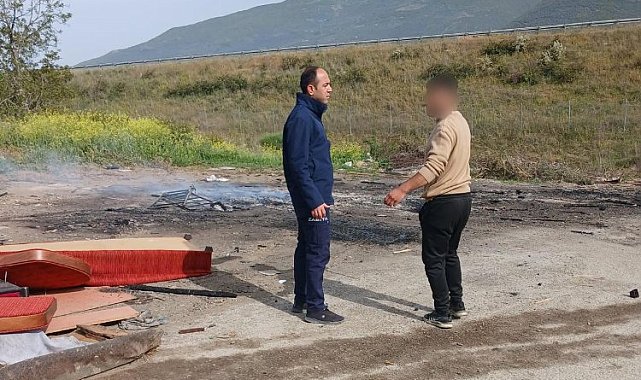 Gemlik'te çevreyi kirletenlere zabıta müdahalesi