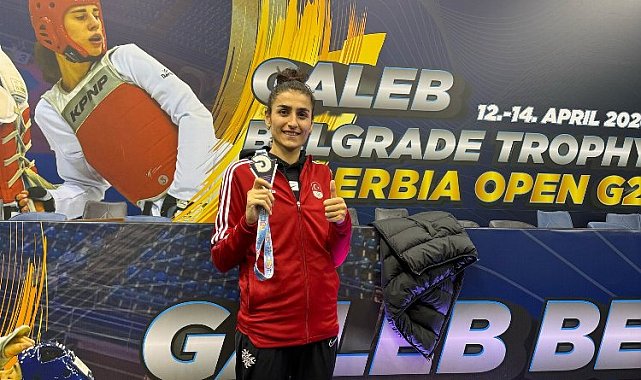 Hatice Kübra İlgün Sırbistan'dan madalyayla döndü