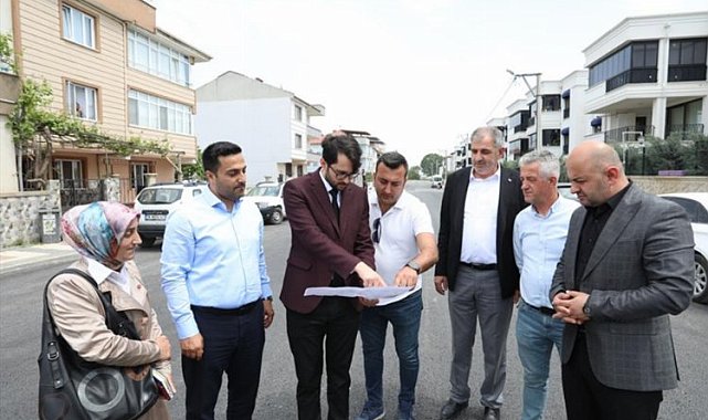 İnegöl'de Ertuğrulgazi Mahallesinde 37 sokak asfaltlandı
