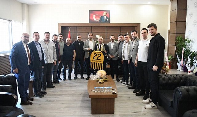 Keşanspor yönetiminden Mehmet Özcan'a ziyaret