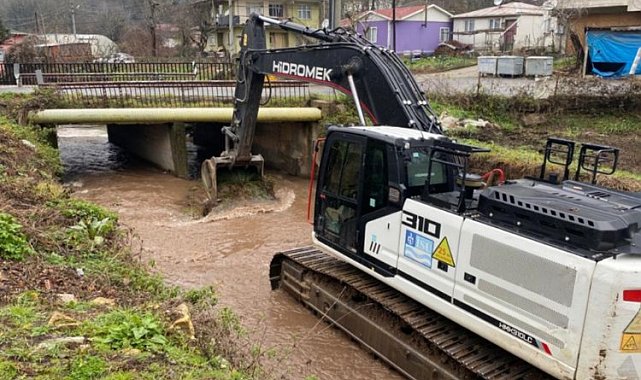 Kocaeli'de son 3 ayda 108 bin 650 metre dere temizliği 