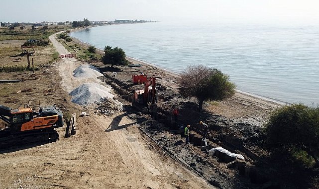 Milas Ören'de altyapı çalışmaları sürüyor