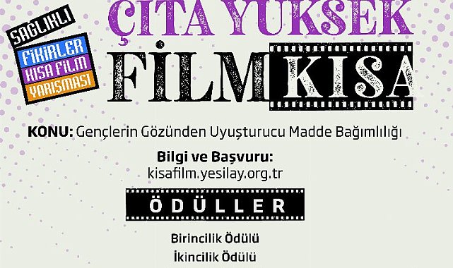 Yeşilay'dan gençlere kısa film yarışması