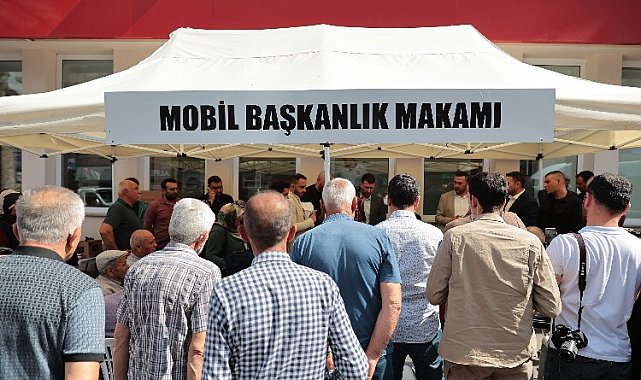 Başkan Arı 'Mobil Başkanlık Ofisi' uygulaması ile gönülleri fethediyor