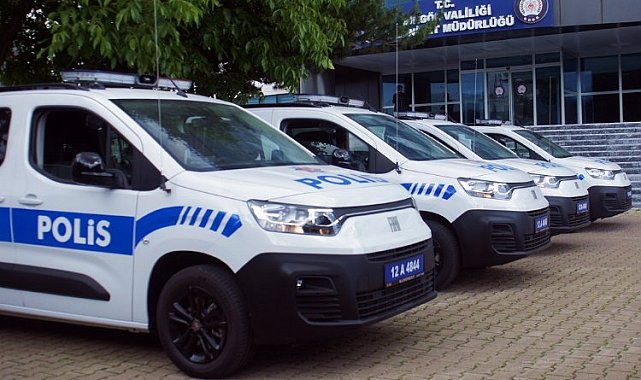 Bingöl İl Emniyet Müdürlüğü'ne teni araçlar tahsis edildi
