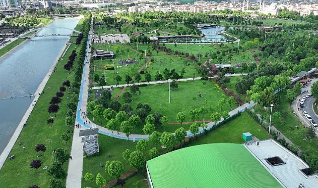 Bursa'da parklar yaza hazır