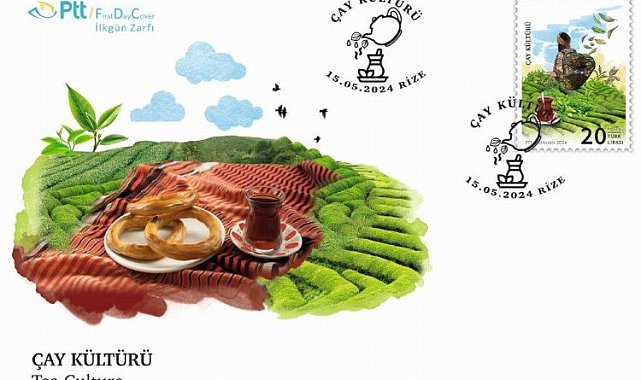 'Çay Kültürü' PTT pullarında