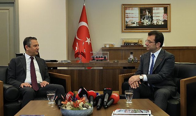 CHP Genel Başkanı Özel'den İmamoğlu'na tebrik ziyareti