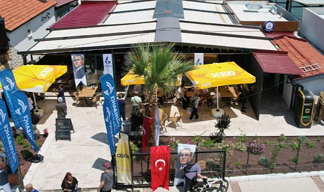 Güzbel Cafe yenilenen yüzüyle hizmette