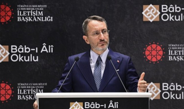 İletişim Başkanı Altun "Bâb-ı Âli Okulu" programının açılışında konuştu
