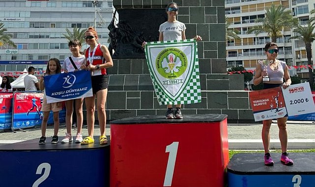 Manisalı atlet İzmir'de kupa kazandı