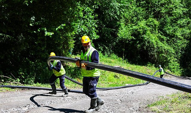 Sakarya'da 8 kilometrelik yeni içme suyu hattı tamamlandı