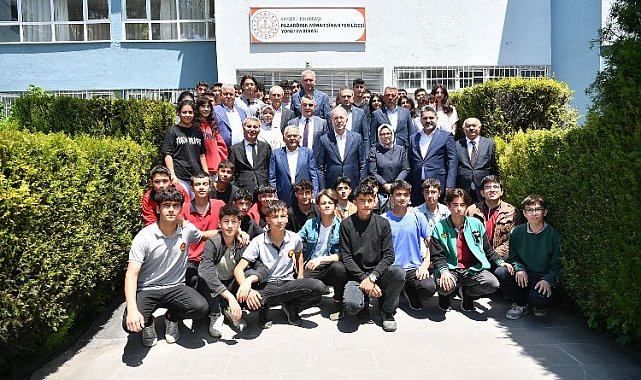 Başkan Büyükkılıç'a Pazarören Fen Lisesi'nden duygulandıran sürpriz