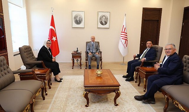 Başkan Büyükkılıç'tan YÖK Başkanı Özvar'a ziyaret