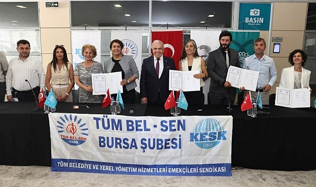 Bursa Nilüfer'de toplu iş sözleşmesi sevinci