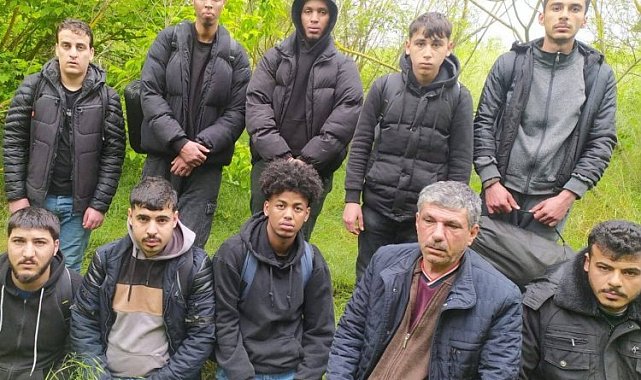 Edirne'de 33 göçmen ve bir organizatör yakalandı