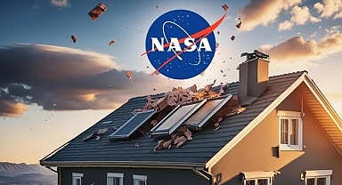 Florida'da Bir Evin Çatısına Uzaydan Enkaz Düştü!
