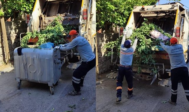 İznik Karabağlar'da 3 bin 148 ton evsel atık toplandı