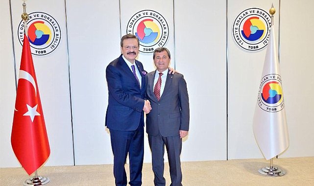 Necmi Sezer'den TOBB Başkanı Hisarcıklıoğlu'na ziyaret