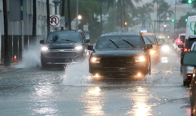 24 Saatlik Yağmur Felaketi: Miami Sular Altında!