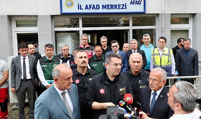 AFAD Başkanı Okay Memiş Ordu'da