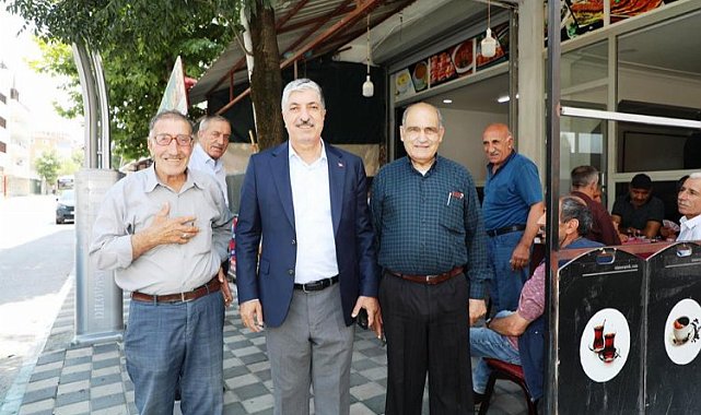 Başkan Ömeroğlu'ndan esnafa ziyaret