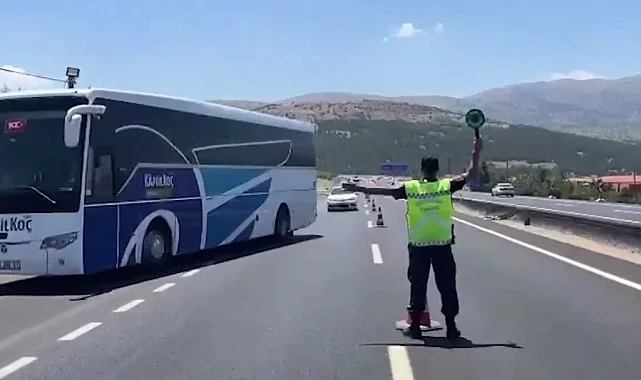 Bir haftada 2,4 milyon araç denetlendi