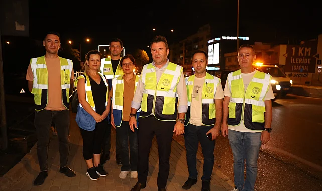 Bursa Büyükşehir'den daha temiz bir Bursa için gece mesaisi