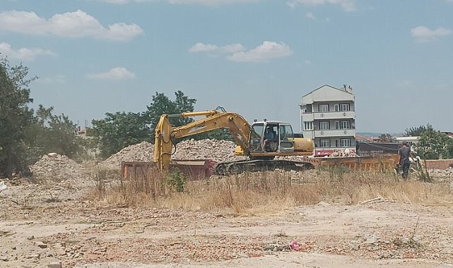 Edirne Keşan'da İnönü İlkokulu'nda çalışma başladı