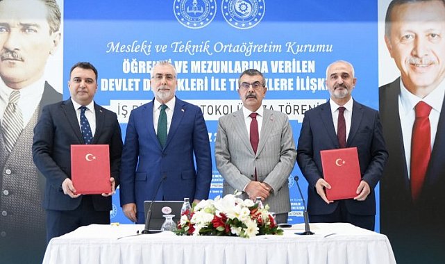 'Mesleki ve Teknik'te devlet teşviki protokolü