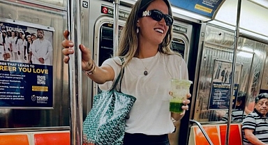 Oyuncu Ceyda Ateş, New York Metrosundaki Anlarını Paylaştı!