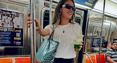 Oyuncu Ceyda Ateş, New York Metrosundaki Anlarını Paylaştı!