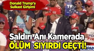 Trump'a Suikast Girişimi Kamerada 