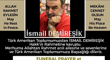 Türk Amerikan Toplumunun Acı Kaybı