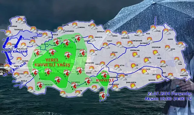 Türkiye'nin batısı serinleyecek