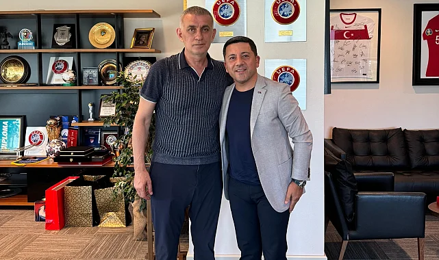 Arı'dan TFF Başkanı Hacıosmanoğlu'na ziyaret