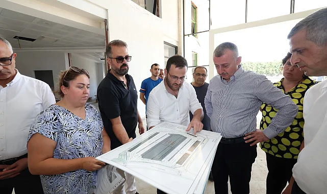 Başkan Büyükakın, yeni hal binasını inceledi