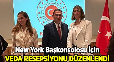 Başkonsolos Reyhan Özgür İçin Veda Resepsiyonu